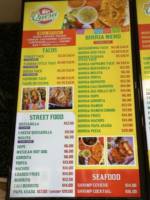 Menu photo 4 Quesa Loco Apopka, FL