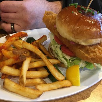 Slapfish - Fish burger with fries - Seafood Near Me - Albuquerque, New Mexico