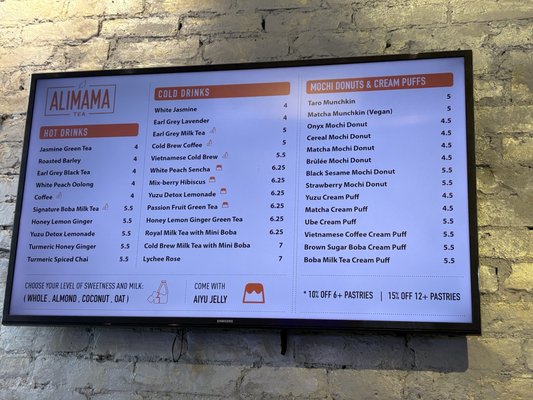 Menu photo 2 AlimamaTea New York, NY