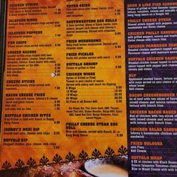 Johnny's  Bar and Grill - Menu