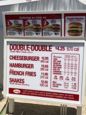 Menu photo 6 In-N-Out Burger San Diego, CA Menu photo 6 In-N-Out Burger San Diego, CA