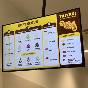Somisomi - Close up menu - Ice Cream & Frozen Yogurt Near Me - Katy, Texas