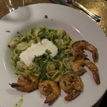 Deno's Mountain Bistro - Orchiette pasta with shrimp - Steakhouses Near Me - Winter Park, Colorado