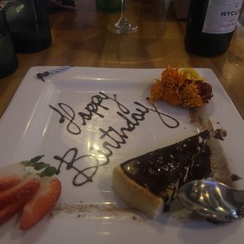 Tulum Kitchen & Bar - Birthday cheesecake - Seafood Near Me - Atlanta, Georgia Tulum Kitchen & Bar - Birthday cheesecake - Seafood Near Me - Atlanta, Georgia