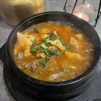 The Crew - Beef tofu soup mild - Korean Near Me - San Francisco, California The Crew - Beef tofu soup mild - Korean Near Me - San Francisco, California