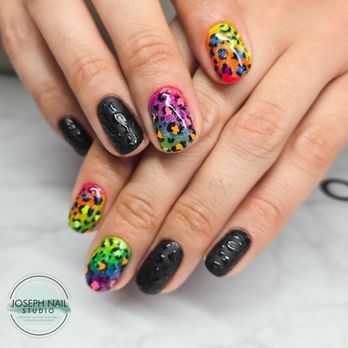 Joseph Nail Studio - Some Lisa Frank inspired nails to brighten any day! - Nail Salons Near Me - Orange, California Joseph Nail Studio - Some Lisa Frank inspired nails to brighten any day! - Nail Salons Near Me - Orange, California