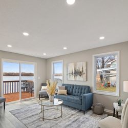 Creations by Caty - A beautiful home we staged on Lake Sarah. What a view!