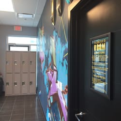 The Locked Room - The lockers and graffiti wall