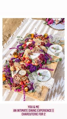 The “YOU & ME” || an intimate dining experience || charcuterie for 2 - Book a “You & Me” for you and your loved one!! The “YOU & ME” || an intimate dining experience || charcuterie for 2 - Book a “You & Me” for you and your loved one!!