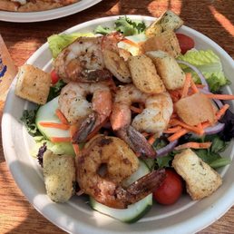 Side salad with jerk chicken Side salad with jerk chicken