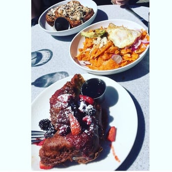 Toast - Peanut butter stuffed French toast!!!! - Breakfast & Brunch Near Me - Birmingham, Michigan