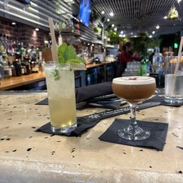 Mojito and espresso martini Mojito and espresso martini