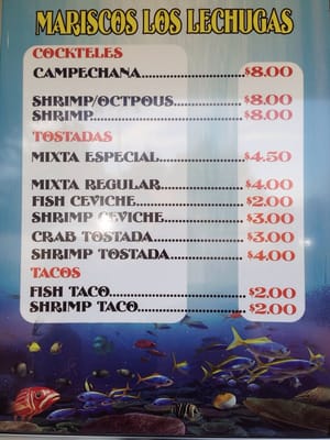 Menu photo 8 Mariscos Los Lechugas Los Angeles, CA Menu photo 8 Mariscos Los Lechugas Los Angeles, CA