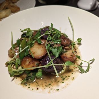 Altair NYC - Fiddlehead Salad that's mostly potato - New American Near Me - New York, New York Altair NYC - Fiddlehead Salad that's mostly potato - New American Near Me - New York, New York