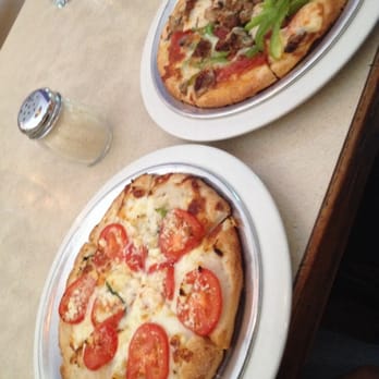 The Upper Crust Pizza - Our two tasty thin crust pizzas! Yummie!! Excellent customer service too!! - Pizza Near Me - Bishop, California