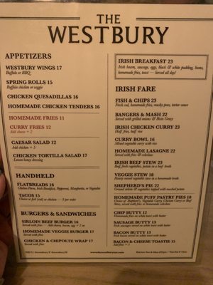 Menu photo 3 The Westbury New York, NY
