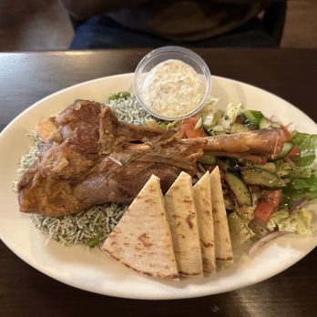 Padria Mediterranean Cafe - Lamb shank plate - Mediterranean Near Me - Kirkland, Washington