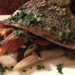 Crab Stuffed Sea Bass