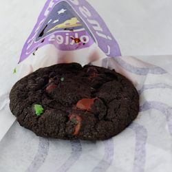 Insomnia Cookies - Double Chocolate Mint Classic Cookie $3.45.