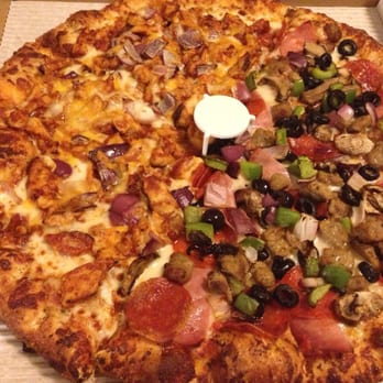 Strongman Pizza - Mmm brain food. $13 for L pizza. Awesome price! Half and half, bbq chicken and supreme. - Pizza Near Me - Redlands, California Strongman Pizza - Mmm brain food. $13 for L pizza. Awesome price! Half and half, bbq chicken and supreme. - Pizza Near Me - Redlands, California