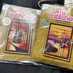 Lost & Found Crafts - Vintage embroidery kits!