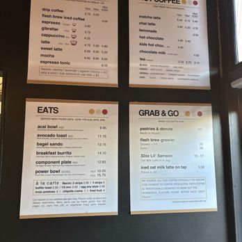 Component Coffee Lab - Menu - Coffee & Tea Near Me - Visalia, California Component Coffee Lab - Menu - Coffee & Tea Near Me - Visalia, California