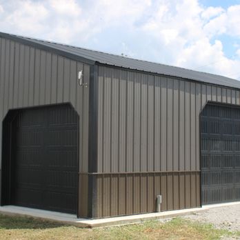 Graber Custom Structures - Gray and black shop - General Contractors Near Me - Wichita, Kansas