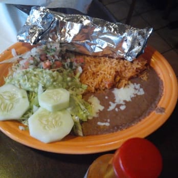 Fridas Mexican Restaurant - This is what accompanied my whole trout, Rice, beans, salad etc. - Mexican Near Me - Richmond, Virginia