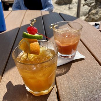 Shoreline Cafe - Mai tai and bloody Jerry's? Yes please! - Seafood Near Me - Santa Barbara, California