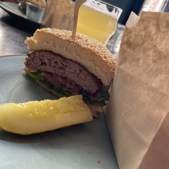 Black Lamb - Lamb burger! - New American Near Me - Boston, Massachusetts