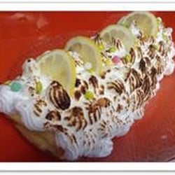 La Terrasse de Cécile - Tarte au citron façon buche meringuée