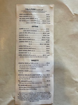 Menu photo 1 The Boiling Crab Richmond, VA