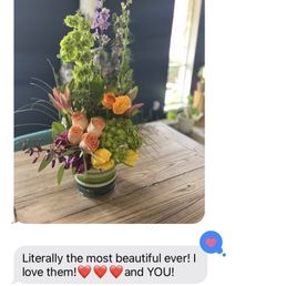 Her reaction Her reaction