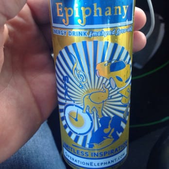 Donna's Donuts - a hand holding a can of epiphany - Donuts Near Me - Weatherford, Texas
