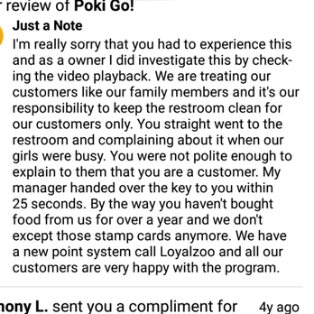 Poki Go - Uncaring owner's response. - Poke Near Me - Montebello, California Poki Go - Uncaring owner's response. - Poke Near Me - Montebello, California