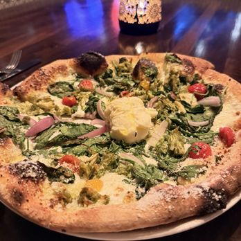 Nook Kitchen - Chicken pesto Pizza - Italian Near Me - Phoenix, Arizona Nook Kitchen - Chicken pesto Pizza - Italian Near Me - Phoenix, Arizona