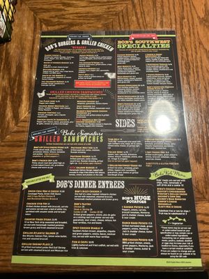 Menu photo 4 Bob's Place Avon, CO