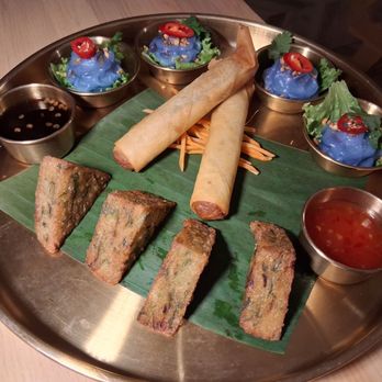 When In Bangkok - Sample platter - Thai Near Me - Flushing, New York When In Bangkok - Sample platter - Thai Near Me - Flushing, New York