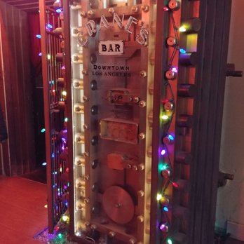 Crane's Bar Downtown - Entrance (an old vault door) - Dive Bars Near Me - Los Angeles, California