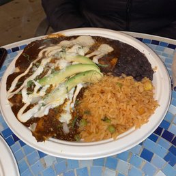 Enchilada de mole Enchilada de mole