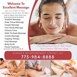 Excellent Massage - Walk-in & Appointment Welcome