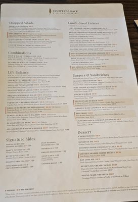 Menu photo 5 Cooper’s Hawk Winery & Restaurant Indianapolis, IN Menu photo 5 Cooper’s Hawk Winery & Restaurant Indianapolis, IN