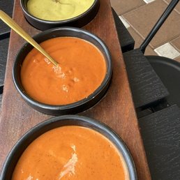 Sauce trio - yum!