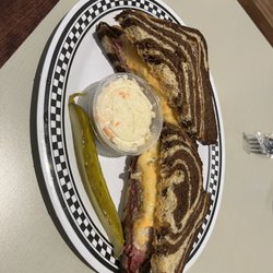 Heidi's Brooklyn Deli - Coney island reuben on marble rye