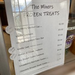 Mt Lemmon General Store and Gift Shop - Menu