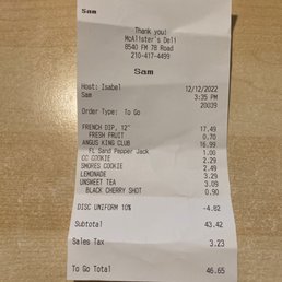 Order Receipt 12/12/2022. Order Receipt 12/12/2022.