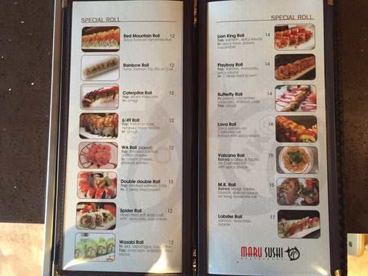 Menu photo 2 Maru Sushi Abbotsford, BC