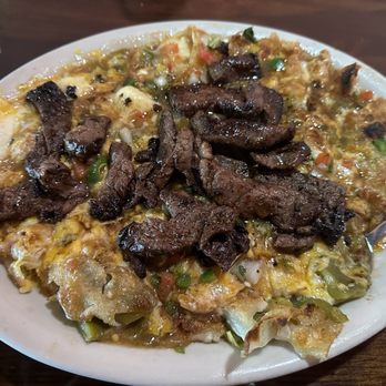 Los Dos Potrillos - Carne asada chile relleno nachos - Mexican Near Me - Parker, Colorado Los Dos Potrillos - Carne asada chile relleno nachos - Mexican Near Me - Parker, Colorado