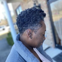 Short natural haircut