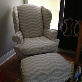 Cardenas Upholstery - Wingback chair and ottoman by Cardenas Upholstry - Furniture Reupholstery Near Me - Austin, Texas Cardenas Upholstery - Wingback chair and ottoman by Cardenas Upholstry - Furniture Reupholstery Near Me - Austin, Texas